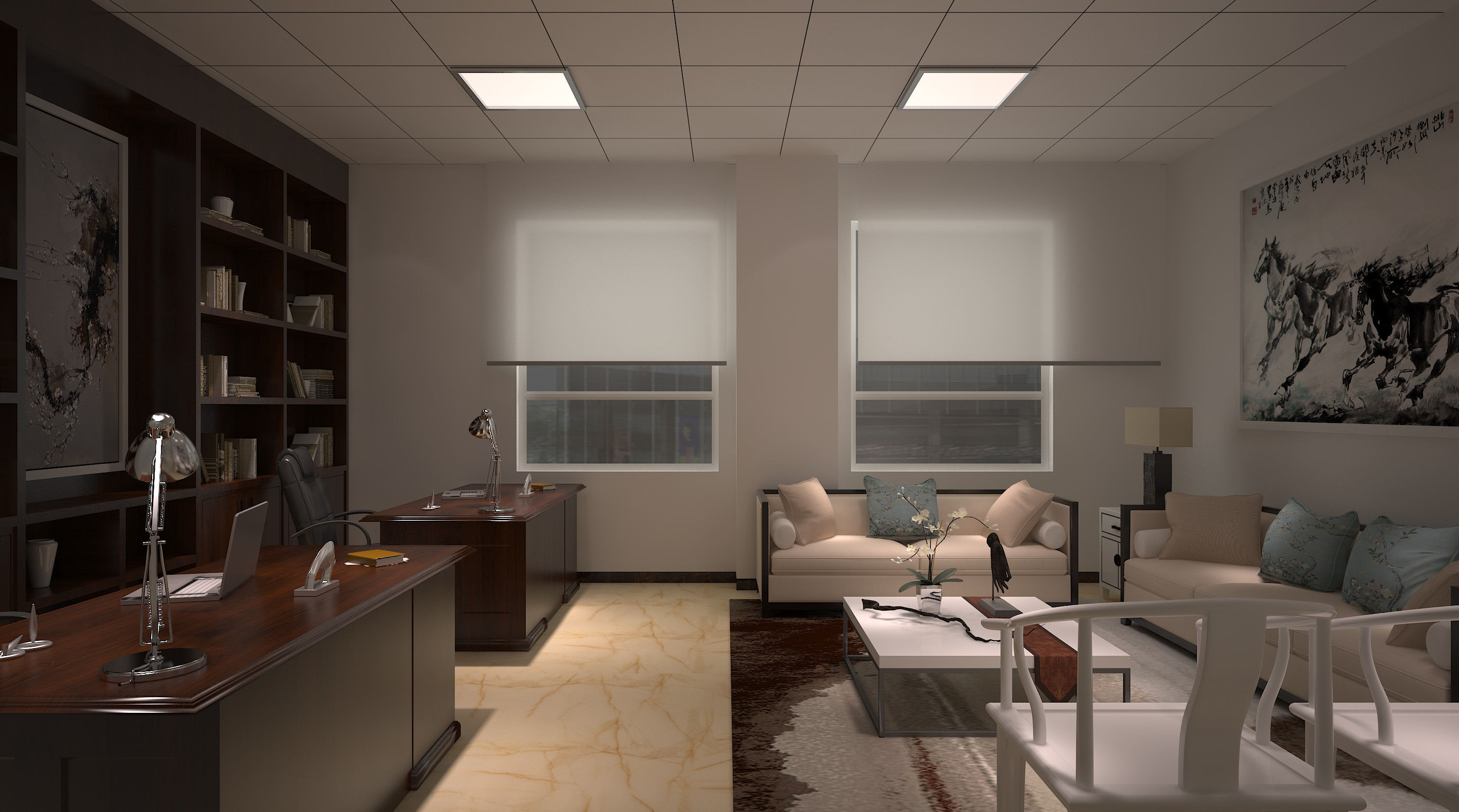 嘉定區(qū)辦公室裝修寫字樓裝修設(shè)計-第2張圖片-上海古都建筑設(shè)計集團