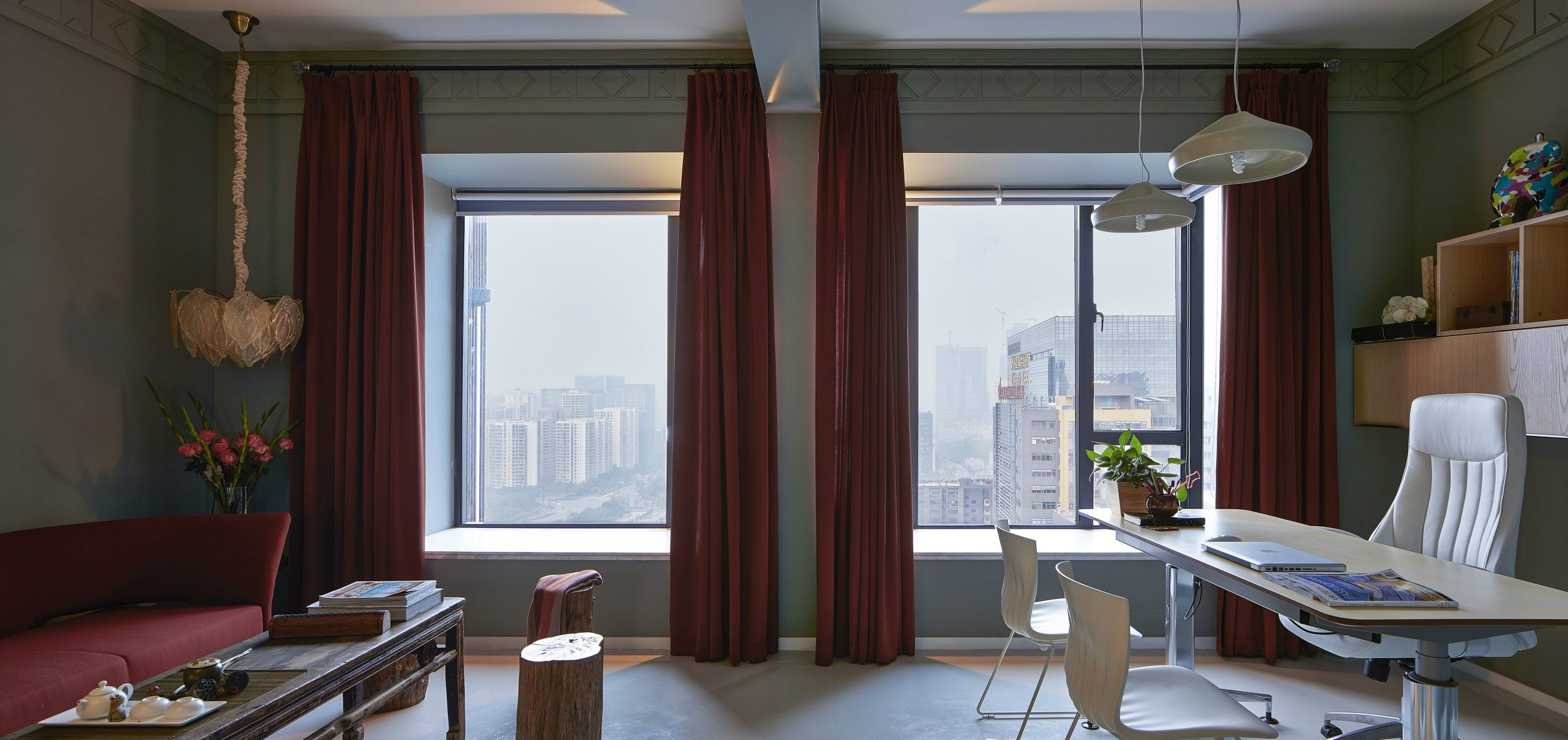 上海山洞風格辦公室裝修設(shè)計效果圖-第4張圖片-上海古都建筑設(shè)計集團