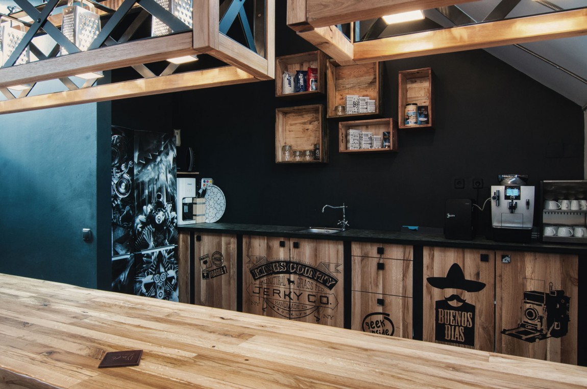 浦東新區(qū)120平工業(yè)風(fēng)咖啡廳裝修設(shè)計-第11張圖片-上海古都建筑設(shè)計集團