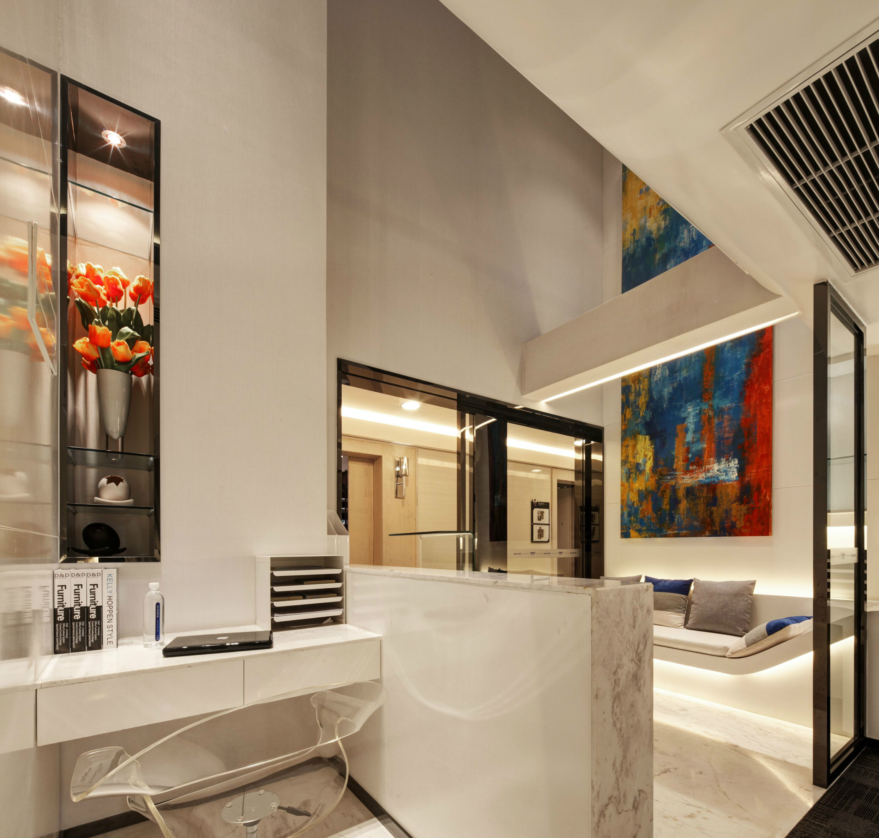 黃浦區(qū)英倫風(fēng)格辦公室裝修設(shè)計-第3張圖片-上海古都建筑設(shè)計集團(tuán) 黃浦區(qū)英倫風(fēng)格辦公室裝修設(shè)計-第3張圖片-上海古都建筑設(shè)計集團(tuán)