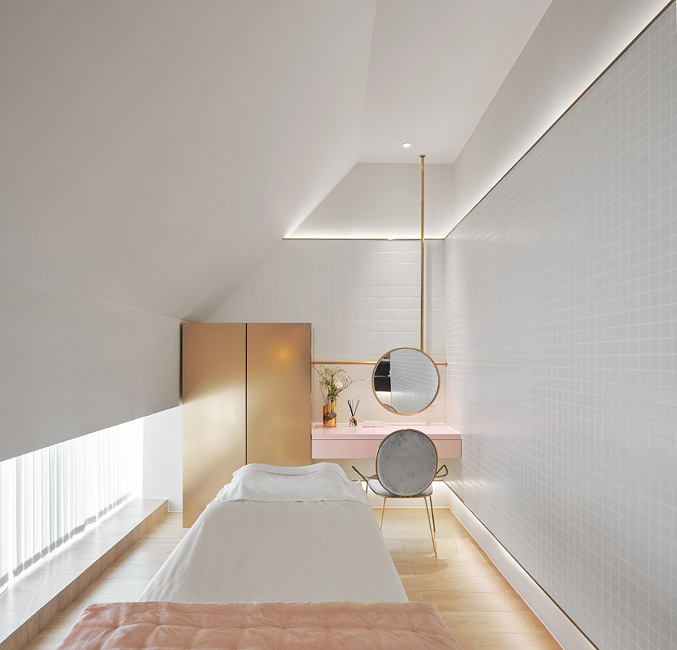 黃浦區(qū)簡約風(fēng)美容會所裝修設(shè)計-第6張圖片-上海古都建筑設(shè)計集團(tuán)