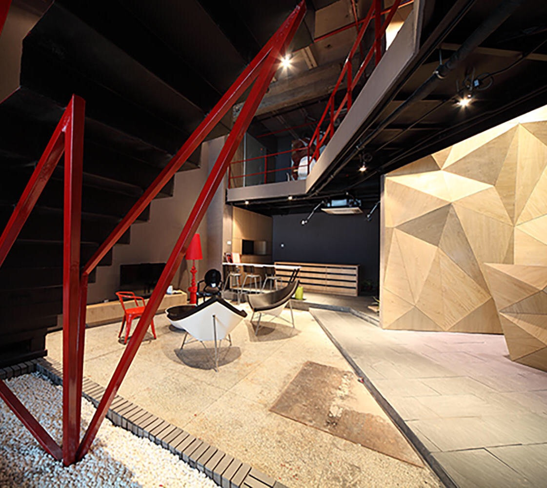 現(xiàn)代loft混搭風格辦公室裝修設計-第5張圖片-上海古都建筑設計集團