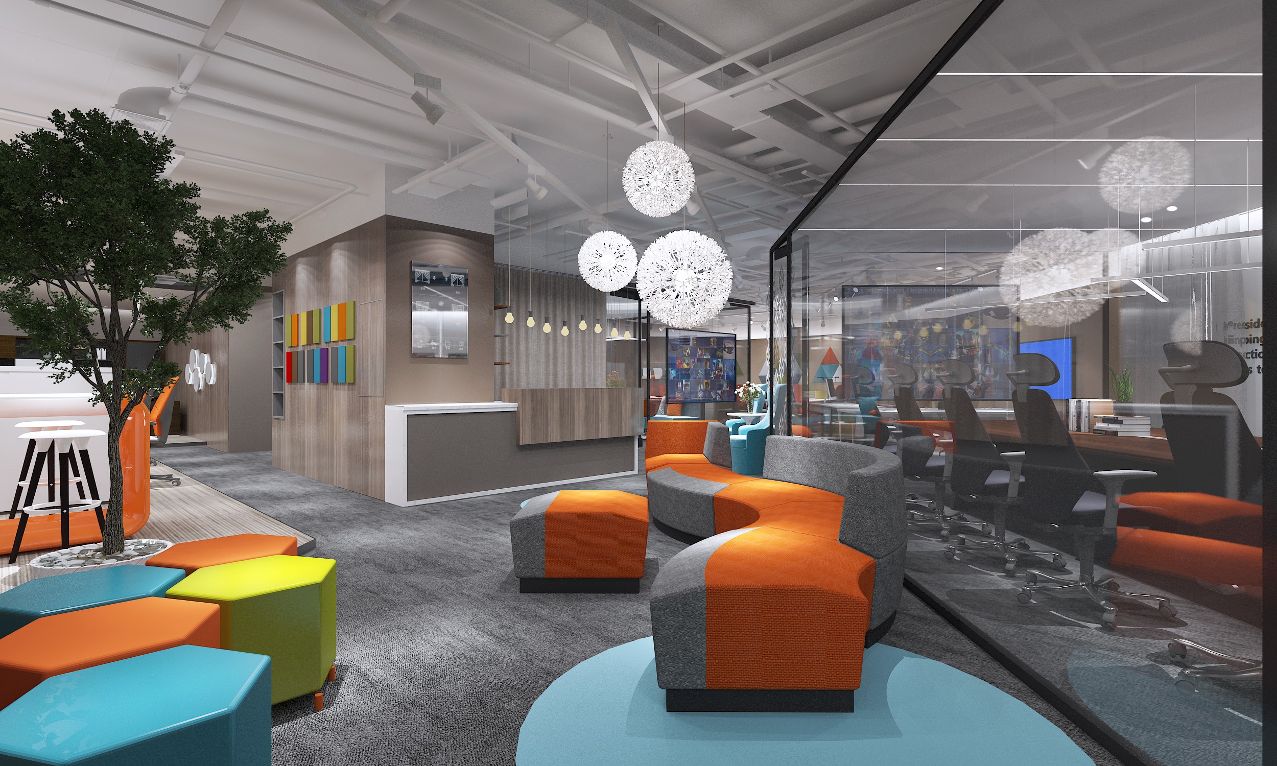 浦東新區(qū)科技智能辦公室裝修設(shè)計(jì)-第12張圖片-上海古都建筑設(shè)計(jì)集團(tuán) 浦東新區(qū)科技智能辦公室裝修設(shè)計(jì)-第12張圖片-上海古都建筑設(shè)計(jì)集團(tuán)