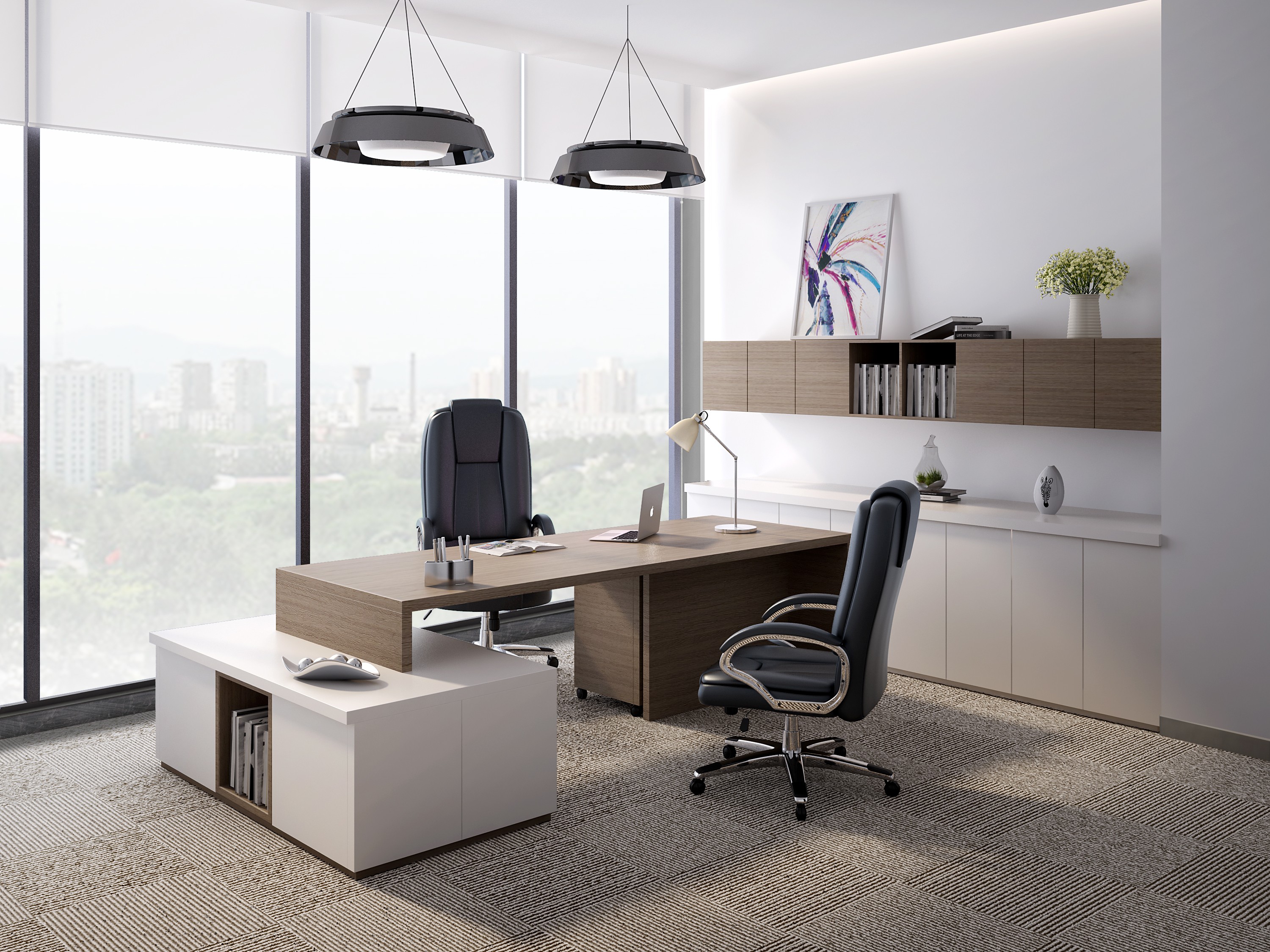 簡約明了辦公室裝修設計-第1張圖片-上海古都建筑設計集團