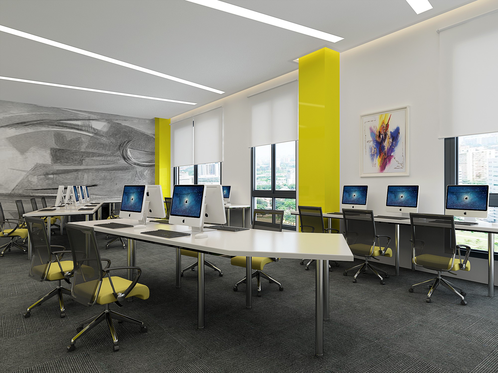 大黃蜂風(fēng)格辦公室裝修設(shè)計(jì)-第3張圖片-上海古都建筑設(shè)計(jì)集團(tuán) 大黃蜂風(fēng)格辦公室裝修設(shè)計(jì)-第3張圖片-上海古都建筑設(shè)計(jì)集團(tuán)