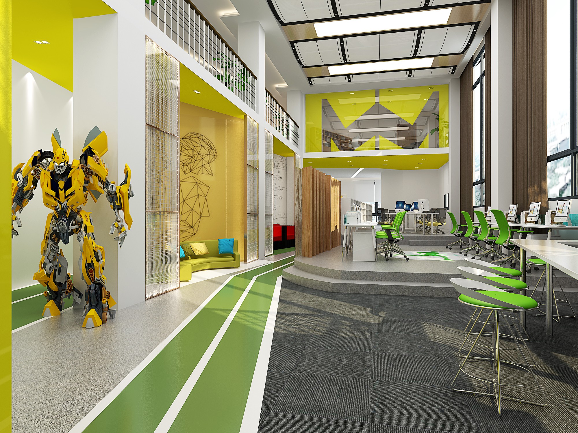 大黃蜂風(fēng)格辦公室裝修設(shè)計(jì)-第6張圖片-上海古都建筑設(shè)計(jì)集團(tuán) 大黃蜂風(fēng)格辦公室裝修設(shè)計(jì)-第6張圖片-上海古都建筑設(shè)計(jì)集團(tuán)