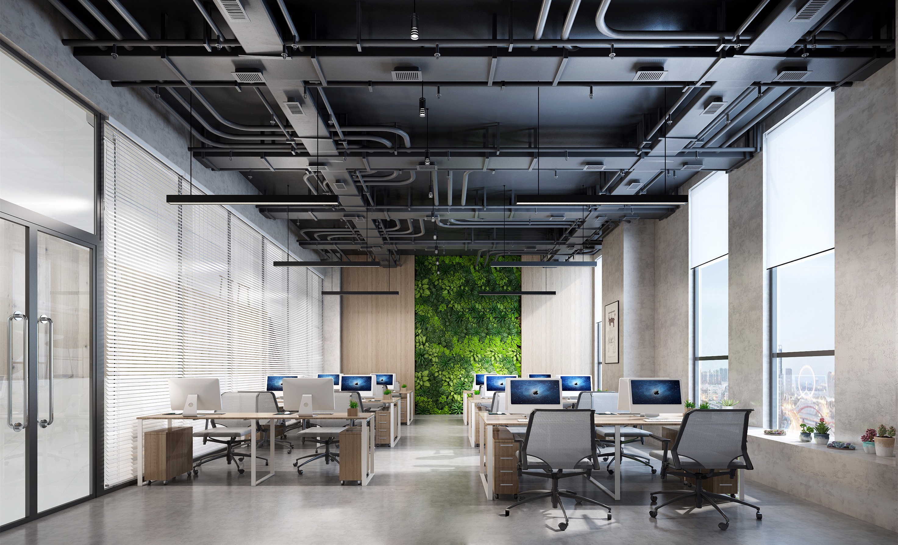 長(zhǎng)寧區(qū)工業(yè)風(fēng)辦公室裝修設(shè)計(jì)-第3張圖片-上海古都建筑設(shè)計(jì)集團(tuán) 長(zhǎng)寧區(qū)工業(yè)風(fēng)辦公室裝修設(shè)計(jì)-第3張圖片-上海古都建筑設(shè)計(jì)集團(tuán)