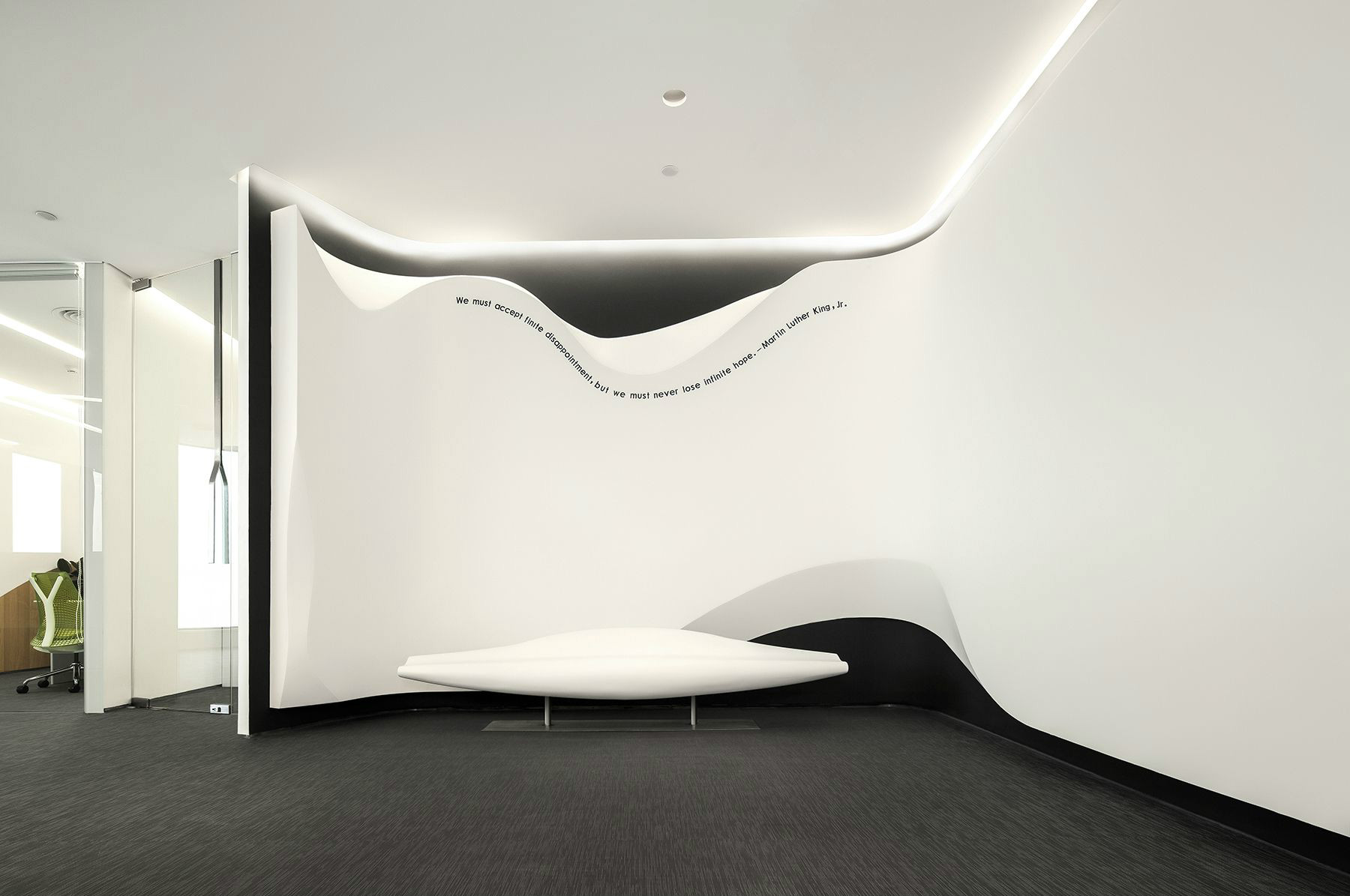 純白科技風格辦公室裝修設計-第3張圖片-上海古都建筑設計集團