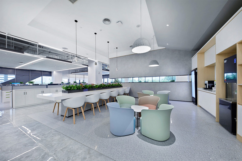 浦東張江4100平米辦公室設(shè)計裝潢實(shí)景-第6張圖片-上海古都建筑設(shè)計集團(tuán)