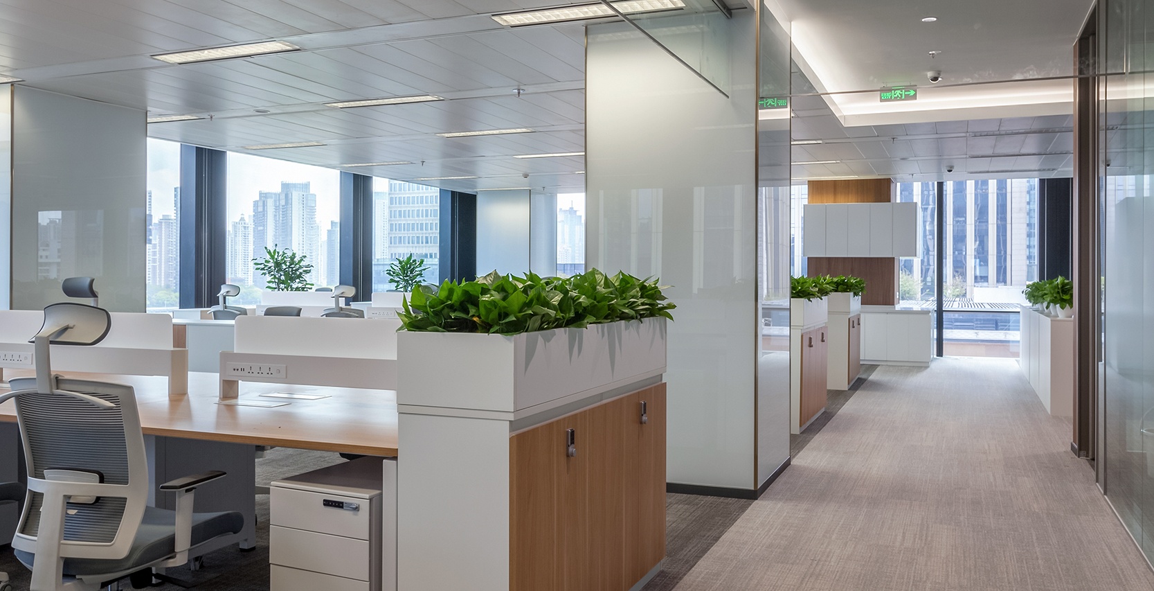 2100平金融機(jī)構(gòu)辦公室設(shè)計(jì)布局方案-第5張圖片-上海古都建筑設(shè)計(jì)集團(tuán)