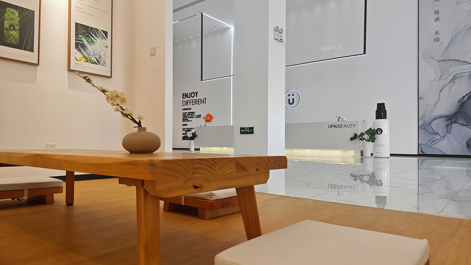 虹口1900生物科技公司辦公場所裝潢設(shè)計-第4張圖片-上海古都建筑設(shè)計集團